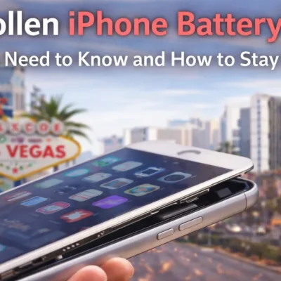 Swollen iPhone battery